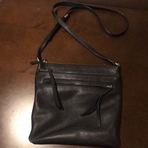 Nordstrom Black crossbody leather purse
